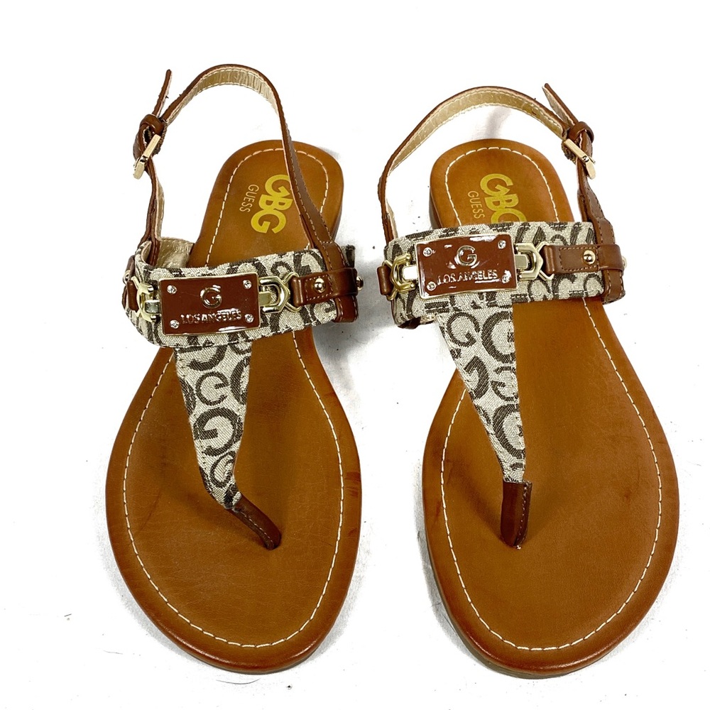 Guess Brown/Tan Sandals!